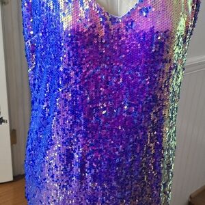 Forever 21 Purple Sequin Dress